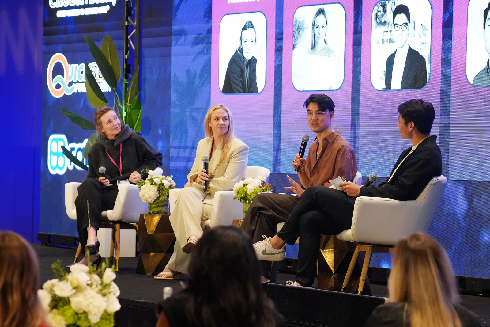 Panel discussion at Beauty Connect LA